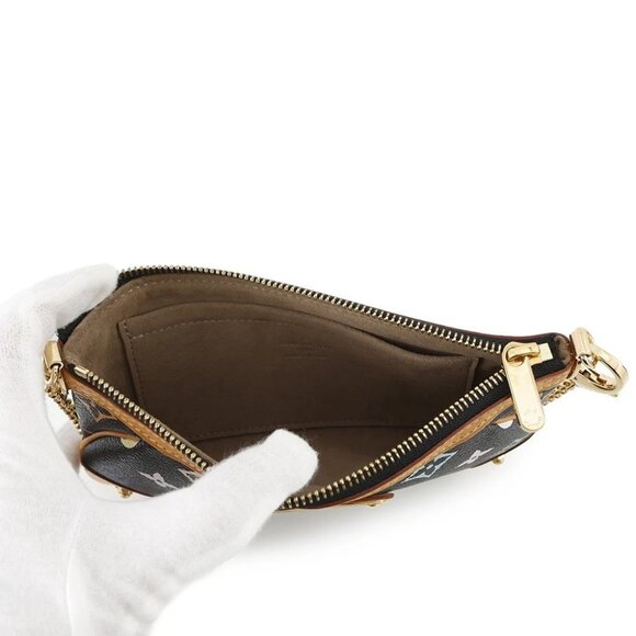 LOUIS VUITTON Pochette・Milla Size MM Monogram・Multicolor Noir - Picture 5 of 13
